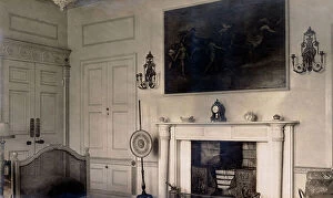 Fireplace Collection: Room in Oddington House, near Stow on the Wold, Glos