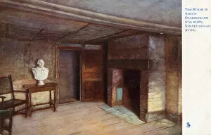 Birthplace Collection: The Room in which Shakespeare was born, Stratford-on-Avon