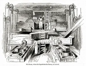 Images Dated 16th December 2019: Mill Room in the Staffordshire Potteries