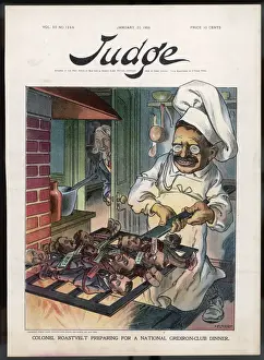 Enemies Prints: ROOSEVELT ROASTS ENEMIES
