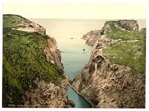 Rope Prints: Rope Bridge, Carrick-a-Rede. County Antrim, Ireland