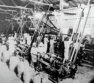 Rope Collection: Rope factory in St Vincent early 1900s