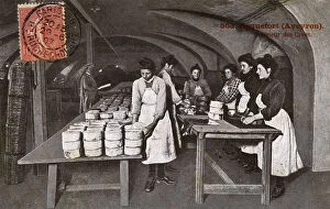 Piles Gallery: Roquefort - Cheese Manufacture - Aveyon - France - The Caves