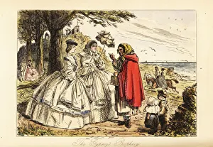 Images Dated 30th June 2020: Rosa McDermott and her mother hearing a prophecy