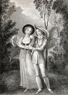 Rosalinda and Celia, Shakespeare's As You Like It, Act 2