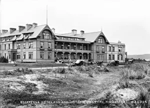 Rosapenna Prints: Rosapenna Hotel and Pre-Historic Hearths, NW Donegal
