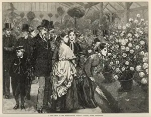 Horticultural Prints: A Rose Show at the Horticultural Societys Gardens