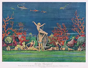 Roseray and Capella in the scene on the seabed in Herman Haller