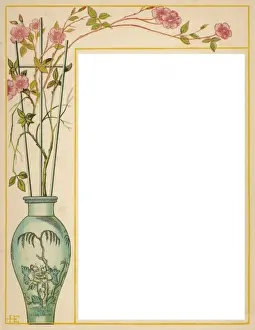 Roses in a Vase Surround