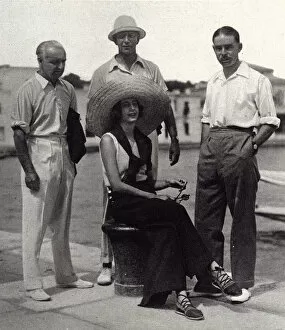 Rosita Forbes at the Venice Lido