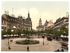 Frankfort Prints: Ross Market, Frankfort on Main (i. e. Frankfurt am Main), Ger