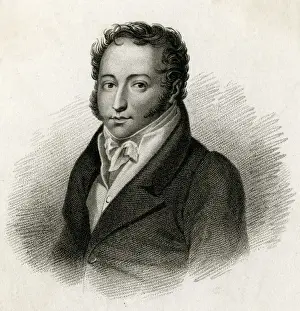 Rossini Prints: Rossini / Engraving / W. Read