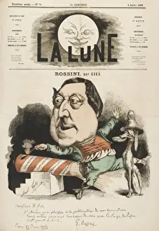 Rossini Prints: Rossini / Gill / Lune 1867
