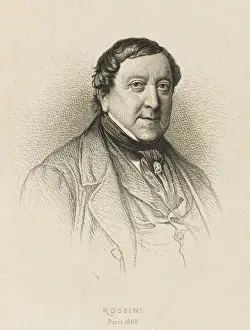 Rossini Prints: Rossini, Gioachino Antonio 1792 - 1868