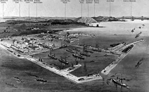 Base Collection: Rosyth Naval Base, Scotland, 1908