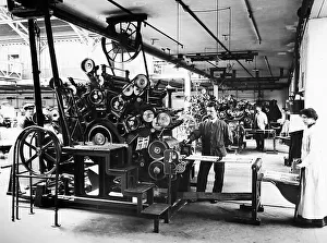 Rotary Prints: Rotary printing machine, Port Sunlight, early 1900s