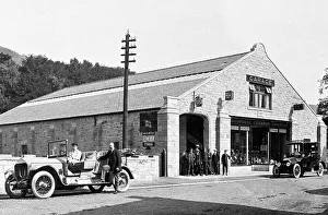 Rothbury Prints: Rothbury Lee's Garage probably 1920s