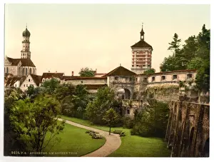Augsburg Prints: Am Rothen Thor (i. e. Roten Tor), Augsburg, Bavaria, Germany