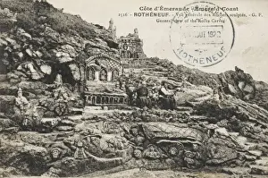 Grotesque Prints: Rotheneuf, France - Emerald Coast - The Rock Carvings