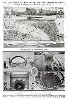 Shaft Collection: Rotherhithe Road Tunnel, London 1908