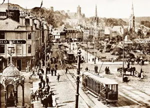 Guildford Prints: Rothesay Guildford Square Isle of Bute Victorian period