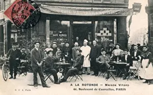 Boulevard Prints: Rotonde Cafe Paris C1905