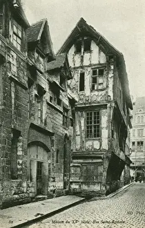 Cobbles Prints: Rouen - France - Old Houses