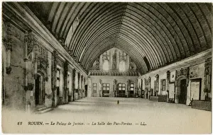 Rouen, France - Palace of Justice - La Salle des Pas-Perdus