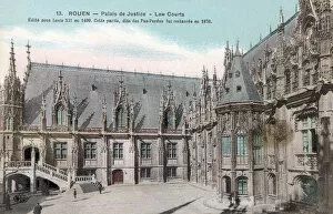 Images Dated 28th October 2019: Rouen, France - Palais de Justice