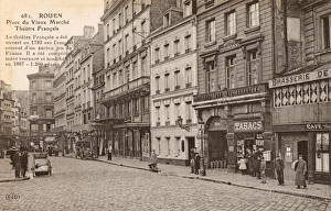 Images Dated 27th September 2011: Rouen, France - Place du Vieux Marche