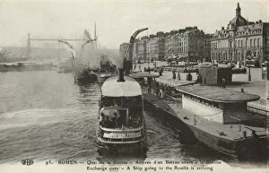 Images Dated 5th January 2011: Rouen / River Traffic 1916