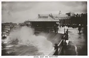 Splash Prints: Rough Sea - Morecambe, Lancashire