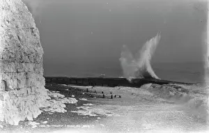 Seascape Prints: A Rough Sea at Rottingdean