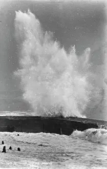 Spray Prints: Rough Sea at Rottingdean
