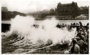 A Rough Sea, Scarborough, Yorkshire