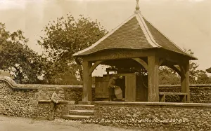 Images Dated 6th August 2018: Rougham, Norfolk - The Covered Village Well
