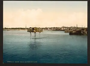 Malo Prints: The Roulant Bridge, St. Malo, France