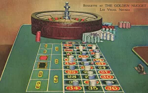 Nevada Collection: Roulette, The Golden Nugget, Las Vegas, Nevada, USA