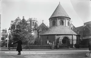 Spires Prints: The Round Church in Cambridge