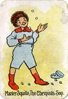 Pharmacy Prints: The Round Game of Happy Families, Master Squills