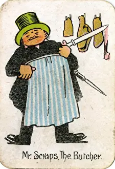 The Round Game of Happy Families, Mr Scraps
