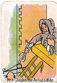 The Round Game of Happy Families, Mrs Daubs