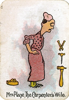 Puzzled Collection: The Round Game of Happy Families, Mrs Plane