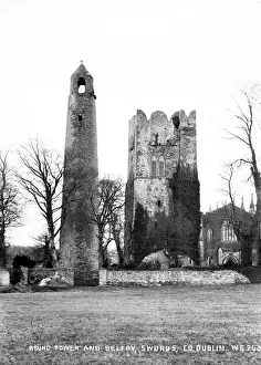 Belfry Prints: Round Tower and Belfry, Swords, Co Dublin