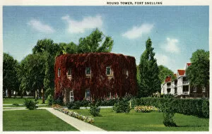 Hedge Collection: Round Tower, Fort Snelling, Minneapolis, Minnesota, USA