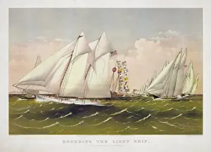 Rounding Prints: Rounding the light ship
