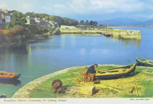 Card Gallery: Roundstone Harbour, Connemara, County Galway