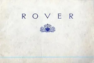 Rover Car Brochure