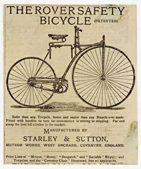 1885 Collection: Rover Safety Bicycle