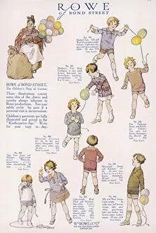 Outfitters Collection: Rowe childrens fashion 1926